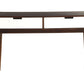 Christa - Sofa Table - White / Espresso
