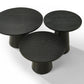 Jasper - 3 Piece Coffee, End, And Console Table (Set of 3) - Ebony Black