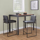 Fuji - Contemporary High Back Barstool Elegant Design