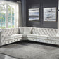 Atronia - Sectional Sofa With 4 Pillows - Beige