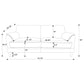 Dania - Sofa With Tufted Arms - Rust