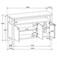 Graham - Sideboard With Open Shelf - Walnut