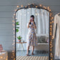 Arch Mirror, Baroque Inspired Wall Decor For Bathroom, Bedroom, Living Room