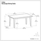 Colby - Dining Table, Contemporary