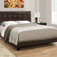 Bed, Upholstered, Frame Only, Transitional
