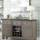 Rustic 2 Tone Sever With Powerpack - Gray