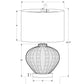 Transitional Lighting, Table Lamp, Resin - Cream