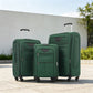 Softside Luggage Expandable 3 Piece Set Upright Spinner Lightweight Suitcase