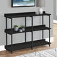 Accent Console Table For Entryway, 3 Tier Design