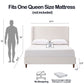 Harper - Tall Headboard Upholstered Bed / High Headboard / Elegant Simplicity / No Box Spring Needed