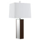 Echolls - Lamp With Scalloped Accents And Mirror Detail