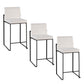 Fuji - Contemporary Modern Elegance, High Back Counter Stool