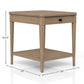 End Table With Storage Drawer
