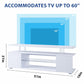TV Stant With LED And Large Side Cabinet