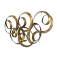 SerethaLeaf Wall Decor - Gold
