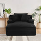 Cloudline - Oversized Chaise Lounge, Modern Comfy Couch With Full Foam Cushioning, Cozy Sleeper Sofabed