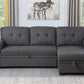 Lucca - Reversible Sleeper Sectional Sofa With Storage Chaise