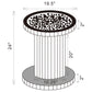 Rose - Side Table - Clear