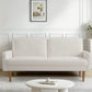 Sofa, European Style With Sleek Design, Modern & Vintage Flair, Upholstered 3 Seater Couch