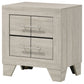 Strout - 2 Drawer Nightstand - Cream