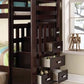 Allentown - Twin / Twin Bunk Bed With Trundle Storage - Espresso
