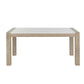 Vanilla - Real Marble Dining Table - Beige / Light Natural