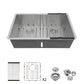 Modern Double Bowl Undermount Sink Design With 10" Deep Basins