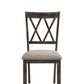 Claudia II - Weathered Side Chair (Set of 2) - Beige / Gray