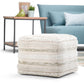 Sommer - Square Pouf - Off White