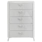 Buckley - 5 Drawer Chest - Gloss White