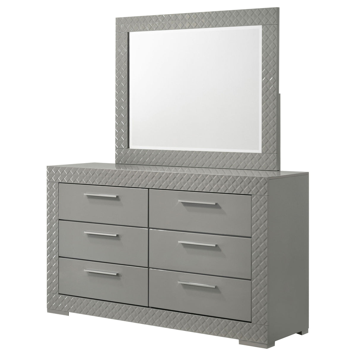 Pierce - 6 Drawer Dresser And Mirror