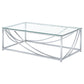 Kempton - 2 Piece Coffee And End Table Set - Chrome