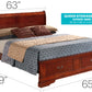 Upholstered Panel Sleigh Bed Design