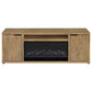 Lodi - 2 Door Fireplace TV Stand - Mango Color