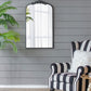 Arch Mirror, Baroque Inspired Wall Decor For Bathroom, Bedroom, Living Room