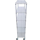 6 Tier 6000Lbs Capacity Nsf Metal Shelf Wire Shelving Unit, Heavy Duty Adjustable Storage Rack With Wheels & Shelf Liners For Commercial Grade Utility Steel Storage Rack