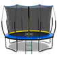 10 Ft Trampoline Inner Safety Net Elastic Ropes Version - Blue