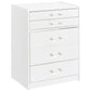 Ayuba - 3 Drawer Makeup Vanity Table With Mirror And Stool
