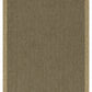 Earth - 5'3" X 7'3" Indoor, Outdoor Area Rug, Polypropylene - Jute / Black