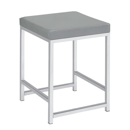Upholstered Square Vanity Stool