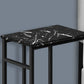 Accent Table, C - Shaped, Modern Design - Black