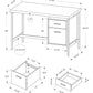 Computer Desk For Home Office, Left, Right Set - Up, Storage Drawers, Modern Design
