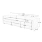 Stylish Sofa With Storage Seat And Cylindrical Backrest