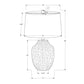 Lighting, Table Lamp, Ceramic, Transitional - Cream