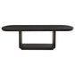 Bangor - Extension Dining Table With Pedestal Base - Black