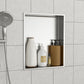 Stainless Steel Shower Niche With Seamless Design For Bathroom Storage