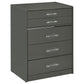 Ayuba - 3 Drawer Makeup Vanity Table With Mirror And Stool