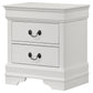 2 Drawer Nightstand - White