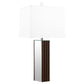 Echolls - Lamp With Scalloped Accents And Mirror Detail