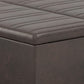 Ellis - Upholstered Coffee Table Storage Ottoman